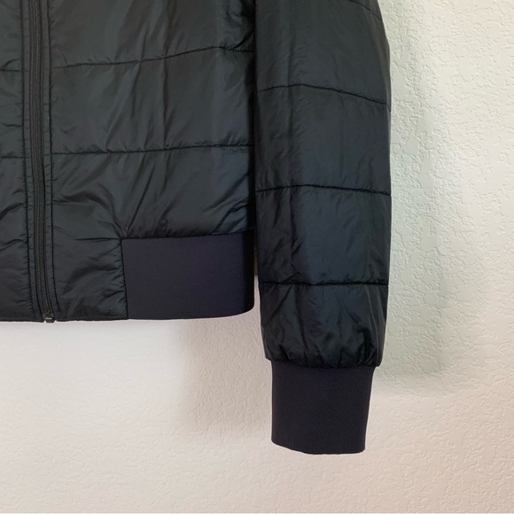 Lululemon womens black non stop full zip reversible bomber jacket 6 - Picture 4 of 14